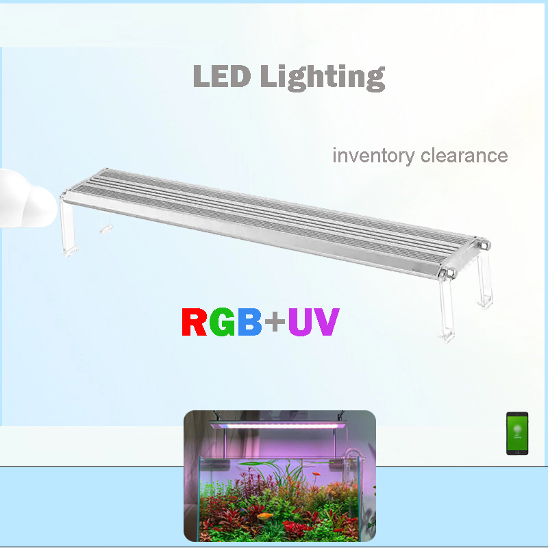 Planted Aquarium Uv Light - Éclairage Led 60cm 80cm 90cm RGB