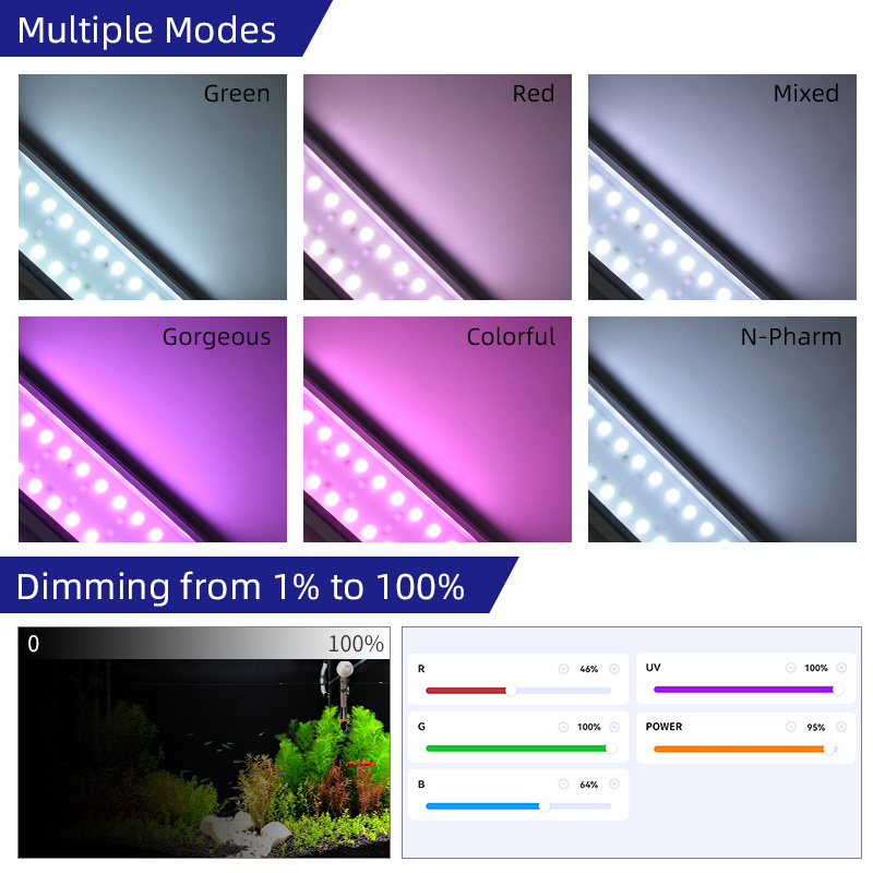 Lampe d'aquarium intelligente  - Planted Aquarium Uv Light avis et prix