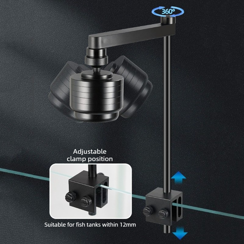 Lampe LED pour aquarium, 3 cou - Aquarium Plant Light avis et prix