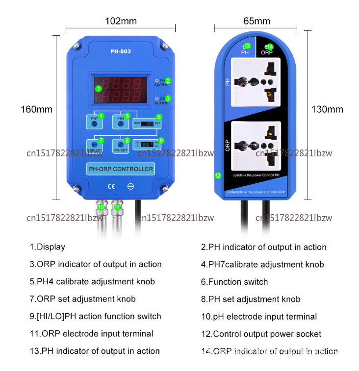 Testeur numérique 2-en-1 PH/OR - Planted Aquarium Ph avis et prix