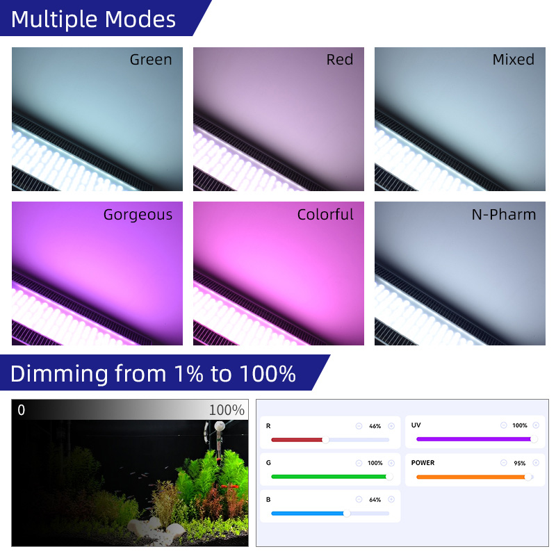 Lampe LED pour aquarium Week A - Planted Aquarium Hanging Light avis et prix