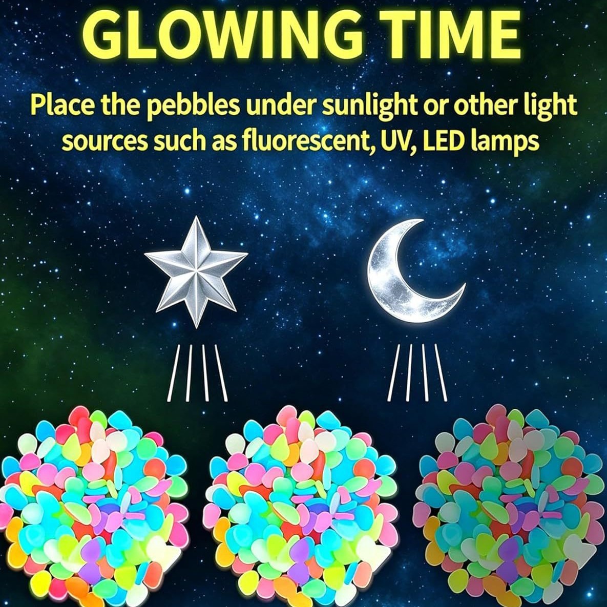 Galets lumineux colorés qui br - Aquarium Plant Light avis et prix