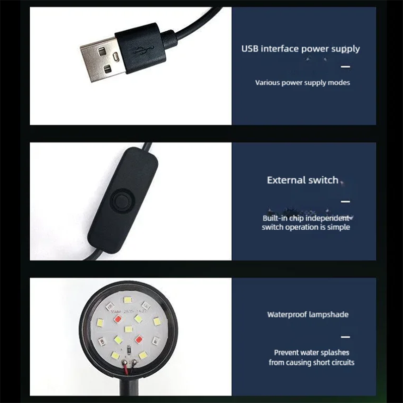 Lampe à clip USB LED pour aqua - Aquarium Plant Light avis et prix