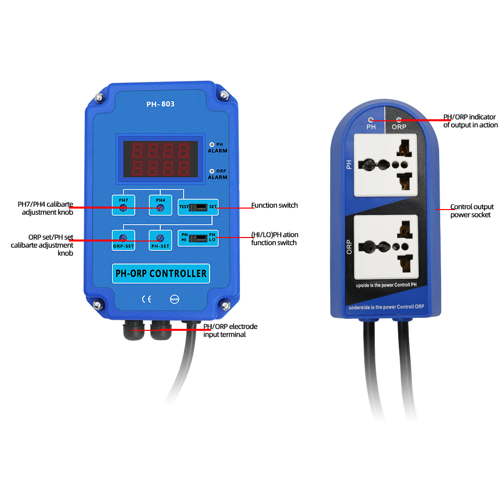 PH-803 Numérique 2 & 1 PH ORP  - Planted Aquarium Ph avis et prix